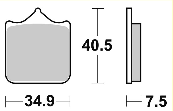 엘리그 브레이크 패드 EL-322 EM-322 4 PISTON WIRE CLIP DUCATI 998 S/999 S