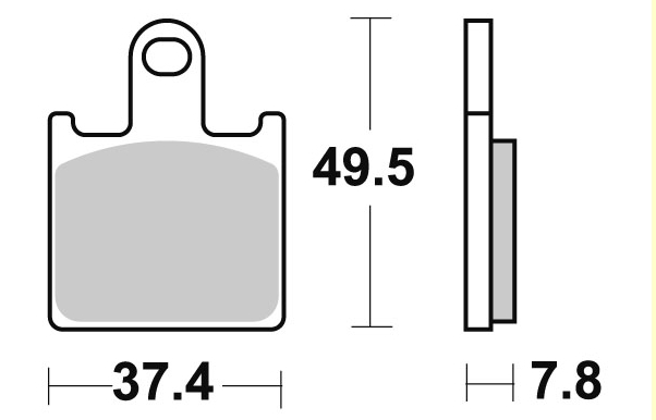 엘리그 브레이크 패드 EL-417 EM-091 KAWASAKI Z 1000 GTR 1400 ZZZ 1400