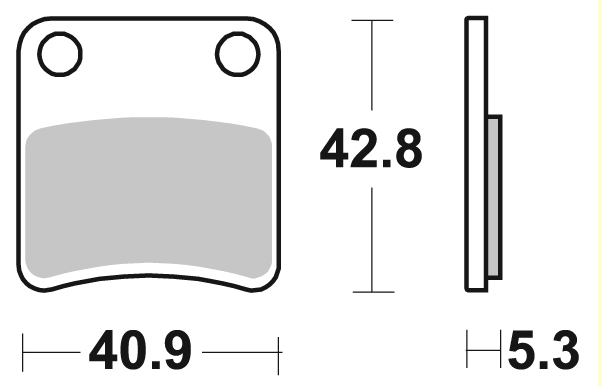 엘리그 브레이크 패드 EL-257A EM-110 FJS 400/600(PARKING BRAKE) MP3 125/250/400(PARKING BRAKE)