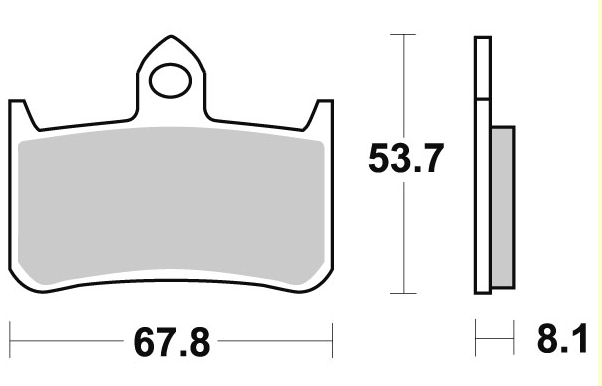 엘리그 브레이크 패드 EL-187 EM-089 CB HONDA 250/400/900/1000 NSR 250 VTR 1000