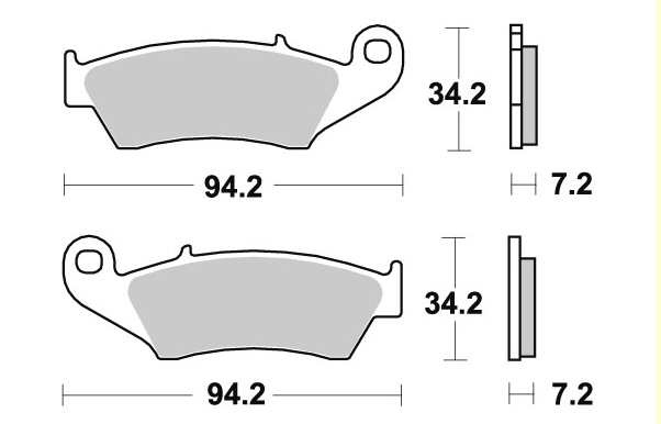 엘리그 브레이크 패드 EL-185 EM-041 XL 600/650 YAMAHA YZ 450