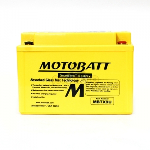 MOTOBATT 밀폐형 무보수 배터리 MBTX9U 포르자,PS250,실버윙,쉐도우 04~07,CBR1100XX,VFR800(YTZ12S) (밧데리)