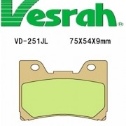 [Vesrah]베스라 VD251JL/SJL - YAMAHA FZR600(91-93),YZF600(94-97),VMAX(93-07) 기타 그 외 기종 -오토바이 브레이크 패드
