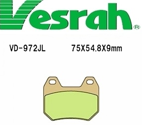 [Vesrah]베스라 VD972JL/SJL- BMW K1200LT,K1200LT EVO INTEGRAL ABS,R1200C,R1200CL 기타 그 외 기종 -오토바이 브레이크 패드