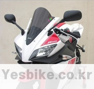 YAMAHA YZF R-125 버블 스크린,라이트블랙