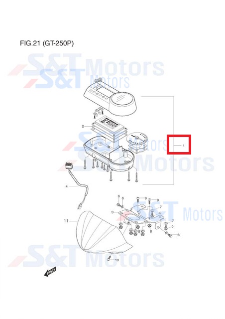 GT650(P)코멧650(P) 메타ASSY(34100HB9200)