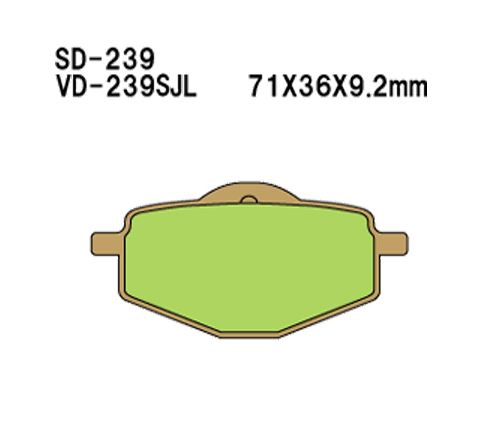 Vesrah(베스라) 브레이크 패드 VD239JL/SJL