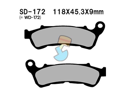 베스라(Vesrah) WD172 DISK BRAKE PAD(디스크 브레이크 패드)