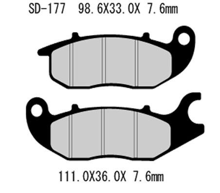 Honda(혼다) Ape50 Vesrah(베스라) 앞브레이크 패드 WD177(SD177)