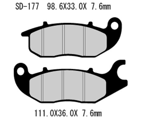 Honda(혼다) Ape50 Vesrah(베스라) 앞브레이크 패드 WD177(SD177)