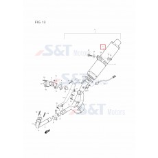 GT650(코멧650) GT650RC 머플러(뒤,인젝션)