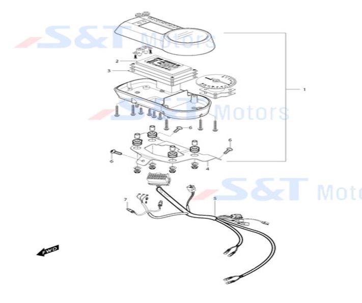 GT250(N)(코멧250)(인젝션) 메타ASSY(34100H98100)