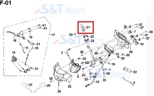 KM110(에스코트) 손잡이고무(RH)