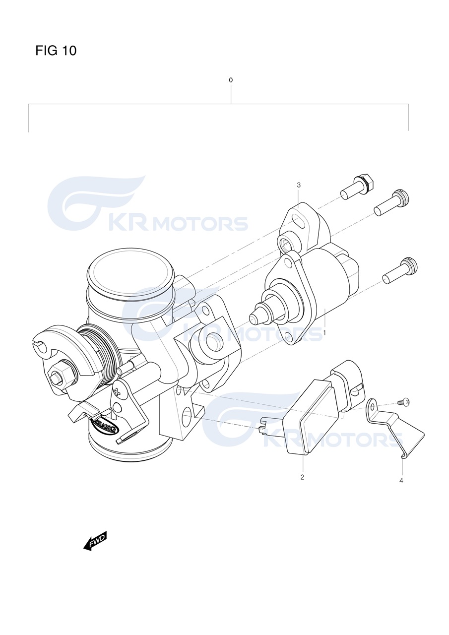 GD250(엑시브250) 스롯틀 바디 ASSY