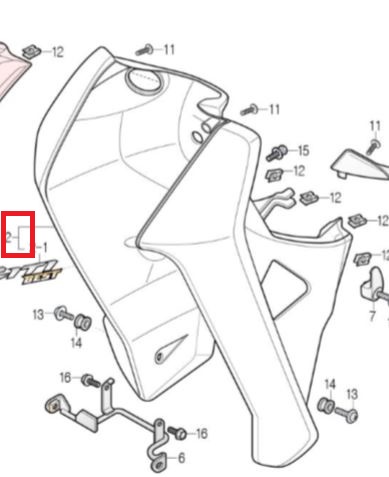 CB115(베스트) 커버(앞)