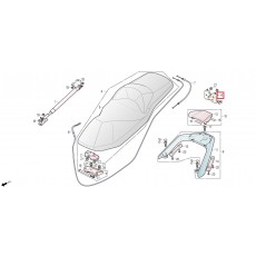 SV125.SV125B.SV125D.SV250 시트캐치