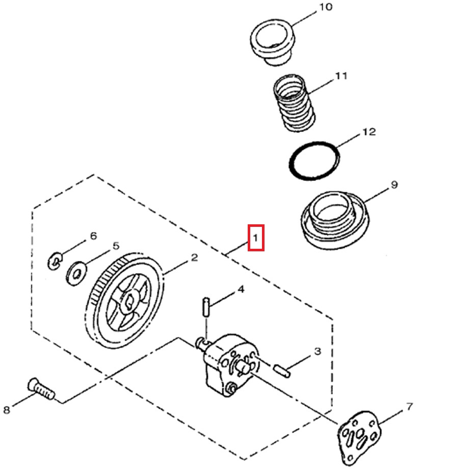 HF100(델리로드) 오일펌프 ASSY