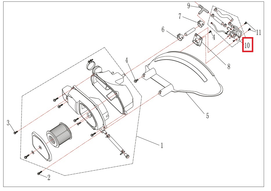 HF100(델리로드) 에어밸브(2단) ASSY