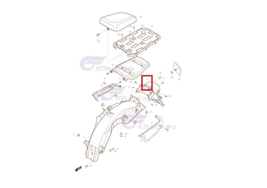 KB110(DD110) 휀다(뒤.A,뒤쪽)