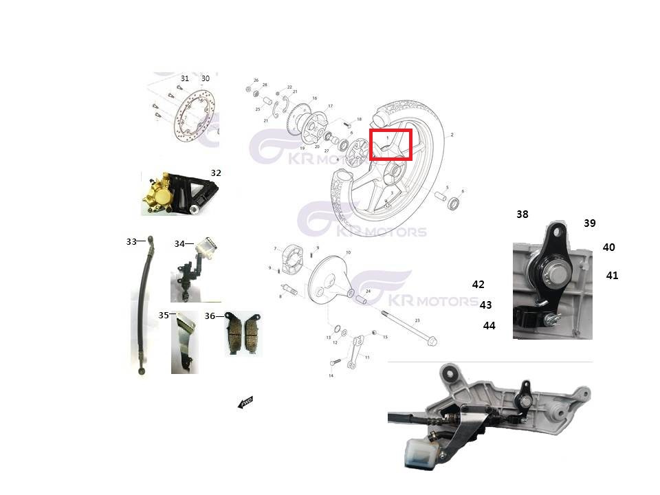 KB110(DD110) 휠(뒤)구형(라이닝타입)