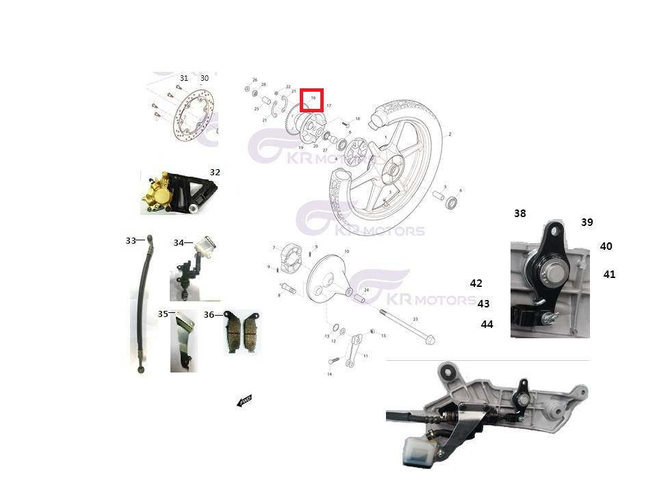 KB110(DD110) 대기어(37T)순정