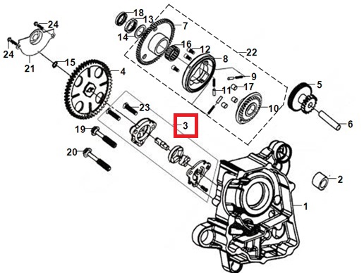 HY125(V) 오일펌프ASSY