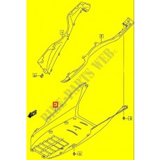 버그만125 BURGMAN125 언더커버(바닥) 48138-12JB0-291