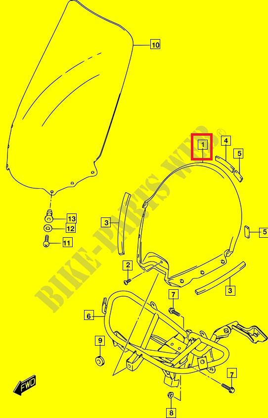 버그만125 BURGMAN125 윈도우가니쉬 94421-12JA0-291