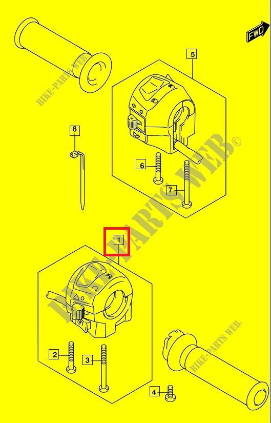 버그만125 BURGMAN125 라이트S/W 37200-12J00-000