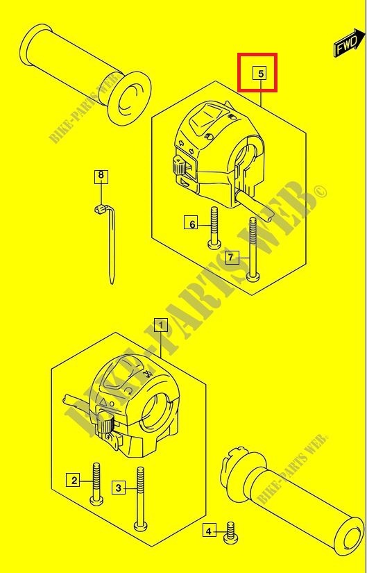 버그만125 BURGMAN125 윙카S/W 37400-12J00-000