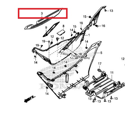 PCX125(18~19) 플로어메트  RH 64325-K97-T00, LH 64326-K97-T00