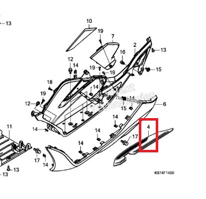 PCX125(18~19) 플로어메트  RH 64325-K97-T00, LH 64326-K97-T00