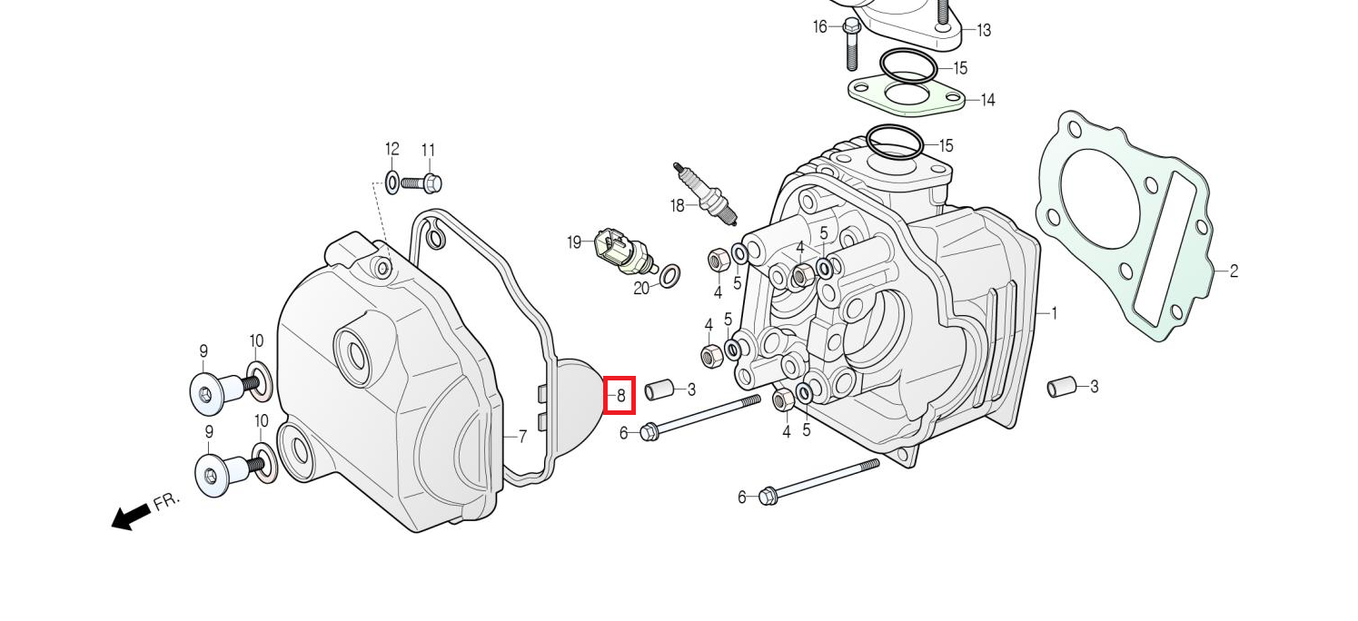 CB115(베스트) 헤드고무