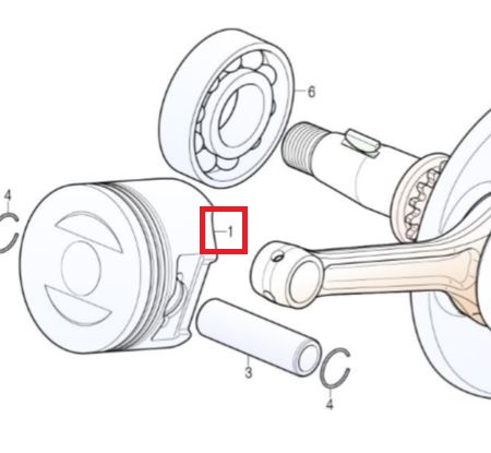 CB115(베스트) 피스톤