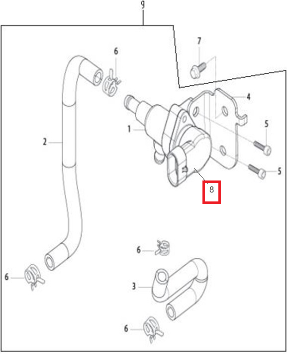 GV125(아퀼라) ISC 밸브 37941KG7200