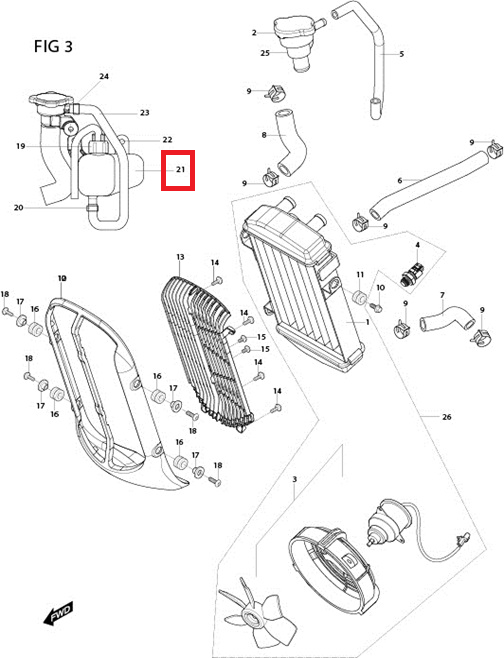 GV125(아퀼라) GV300 리저브탱크