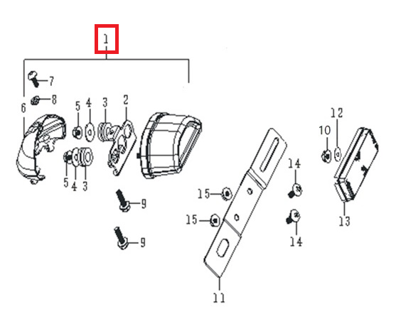 GV125(아퀼라) GV300 텔 ASSY