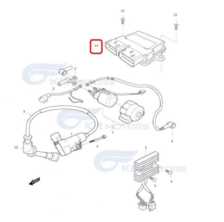 GV250(DR) 엔진컨트럴(ECU)