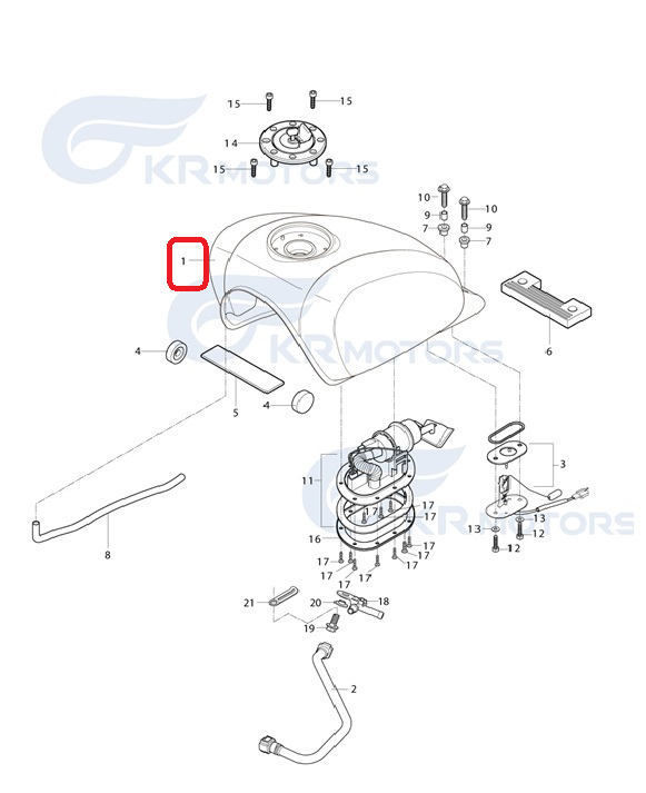 GV250(DR) 퓨엘탱크