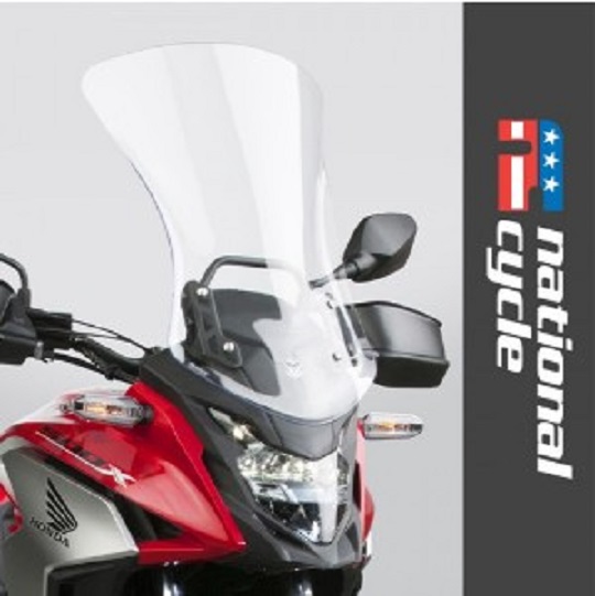 네셔널싸이클(Nationalcycle) HONDA(혼다) CB500X '19~'23 VStream® Touring Windscreen - Clear (브이스트림 투어링 윈드스크린 - 클리어) N20065