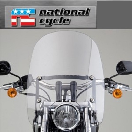 네셔널싸이클(Nationalcycle) HARLEY-DAVIDSON(할리데이비슨) XL 스포스터 Spartan Quick Release Clear Windshield(스파르탄 윈드쉴드) N21202 A세트