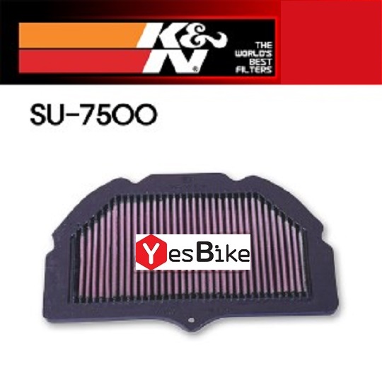 K&N SUZUKI(스즈키) GSXR600 '01~'03 / GSXR750 '00~'03 / GSXR1000 '01~'04 에어크리너 SU-7500