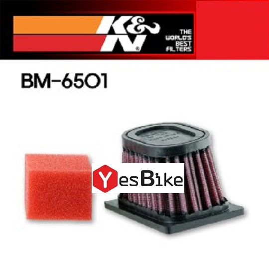 K&N BMW G650GS ''09~'16 / F650GS '00~'07 / F650CS '02~'06 에어크리너 BM-6501