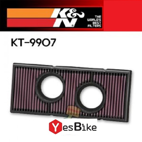 K&N KTM 990 ADVENTURE, SUPER DUKE, SM T, SUPERMOTO 에어크리너 KT-9907