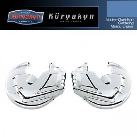 쿠리야킨(Kuryakyn) Honda(혼다) GL1800(골드윙) & F6B Chrome Rotor Covers (크롬 로터 카바) 7450