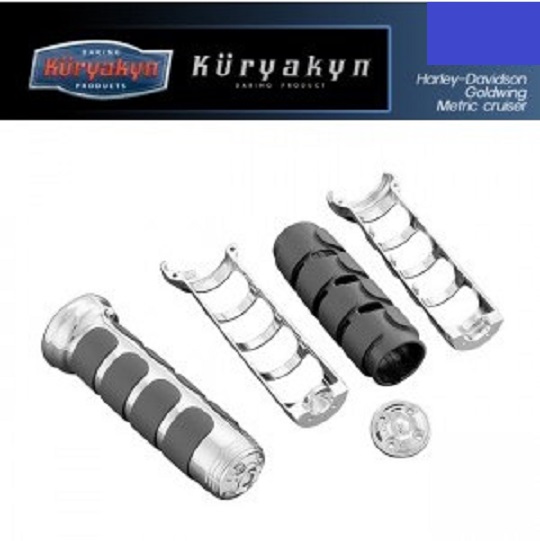 쿠리야킨(Kuryakyn) Honda(혼다) GL1800 & F6B ISO®-Grips for use with Heated Grips (ISO 그립-히터 그립용) 6183