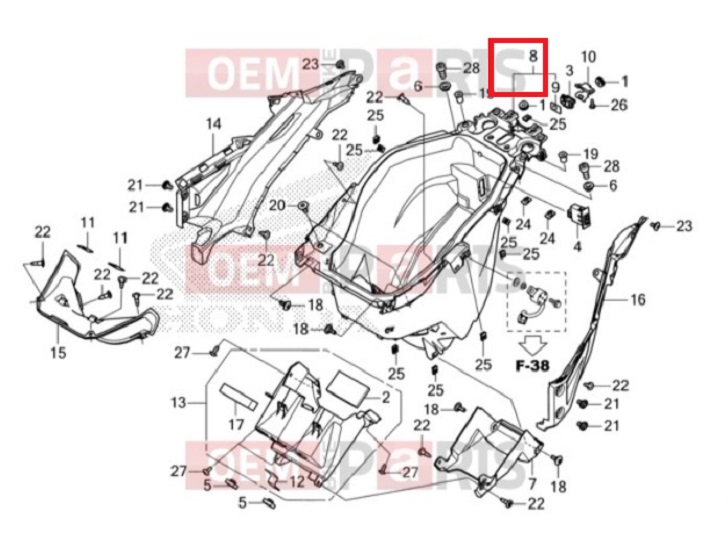 XADV750 러게지박스 81210MKTD00