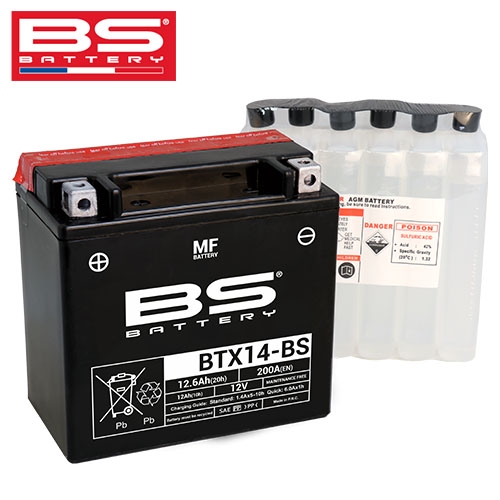 BTX14H 밧데리 배터리 YTX14-BS 12V 12.6AH MF타입