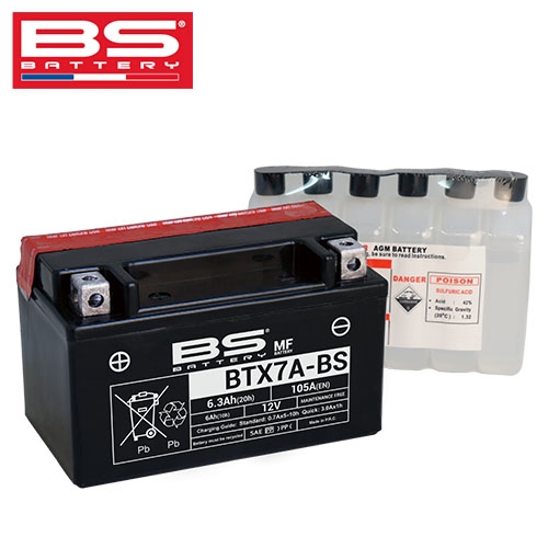 BTX7A-BS 밧데리 배터리 YTX7A-BS 12V 6.3AH MF타입