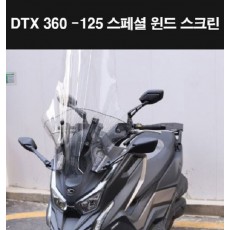 DTX360 125 윈도우 롱 폴리카보네이트+미러킷트 P8298 스페셜